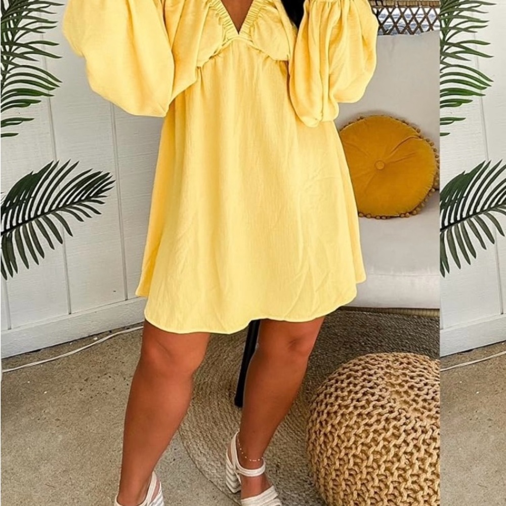 Yellow Women's Dress